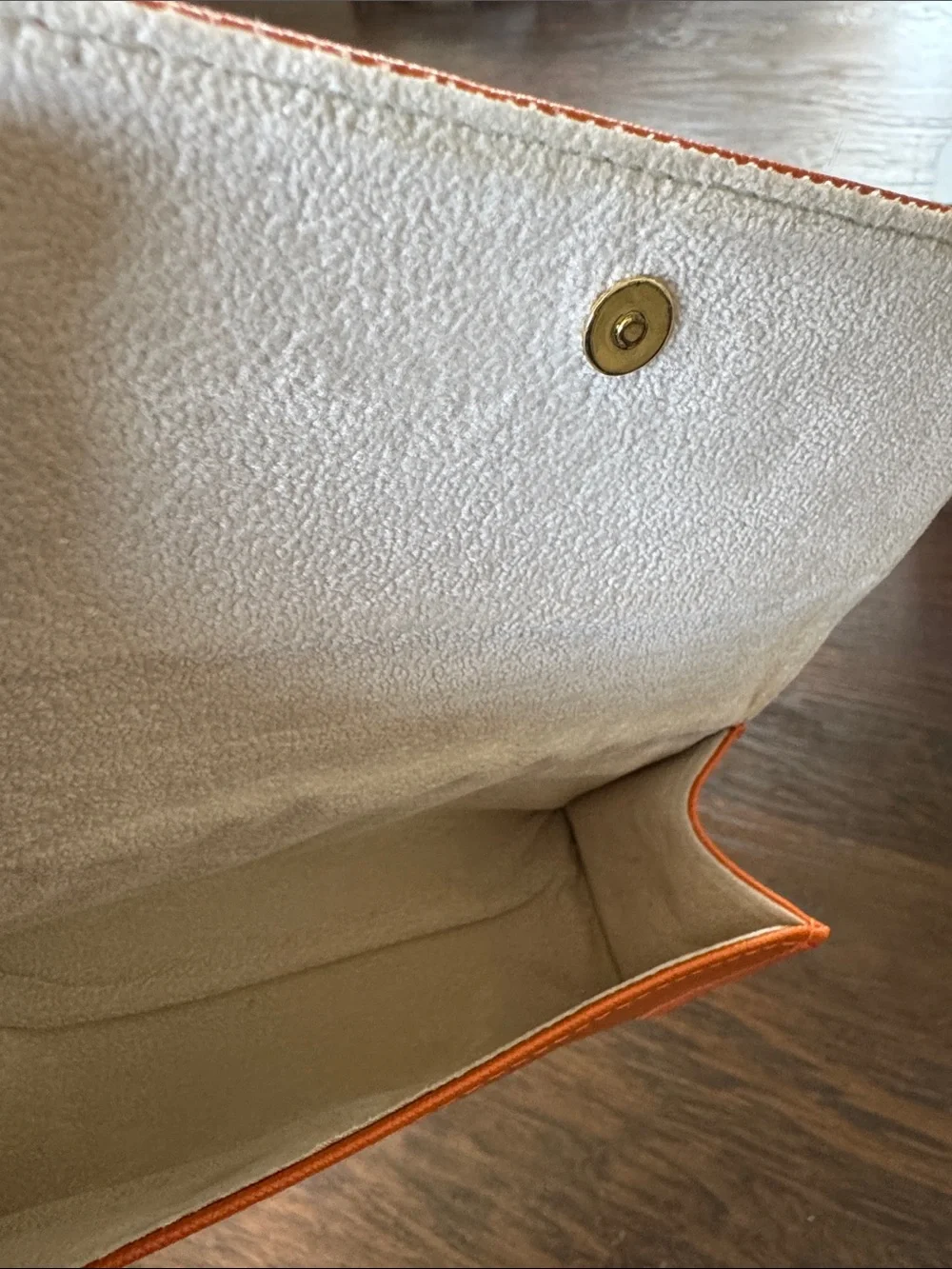 Tory Burch Orange Soft Sunglasses Case w/ Logo - Case Only